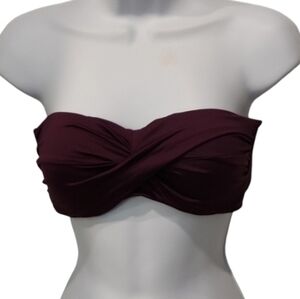 Mossimo Plum Bandau Bikini Top